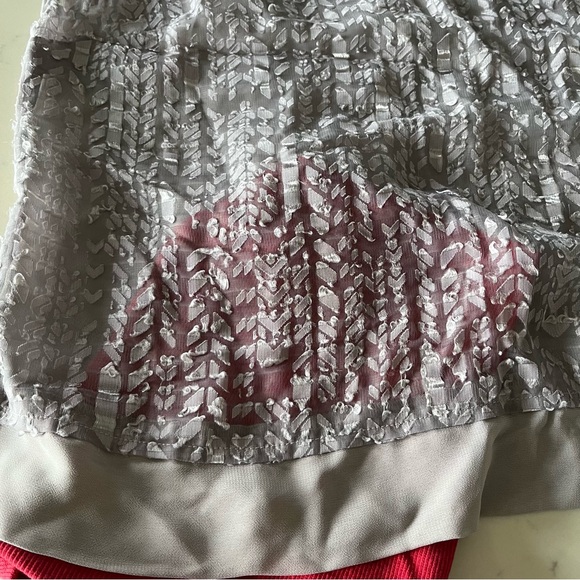 Forever 21 Gray Patterned Women's Top Size S - Picture 6 of 10